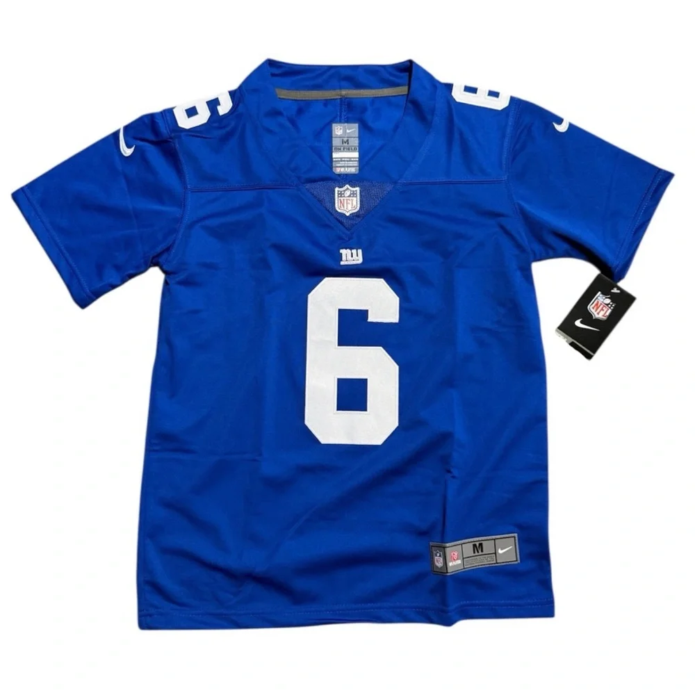 Brand New KIDS Jaxson Dart New York Giants Jersey Size Medium Youth #6 - Picture 2 of 5